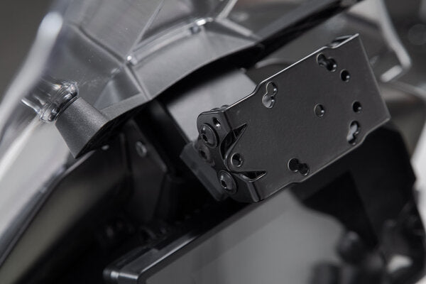 SW MOTECH GPS HANDLEBAR MOUNT 25.40 MM SILVER POLISHED