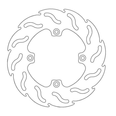 BRAKE DISC REAR MOTO MASTER FLAME 190MM YAMAHA YZ65 18-ON YZ80 93-01 YZ85 02-ON