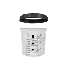 HANSPRAY SPEEDY PAINT SYSTEM 600ML REPLACEMENT HARD OUTER CUP & COLLAR SINGLE UNIT