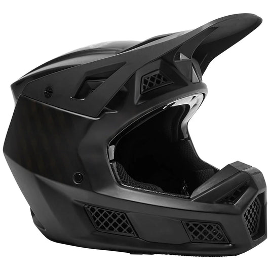 FOX V3 RS BLACK CARBON HELMET ECE [CARBON/BLACK]