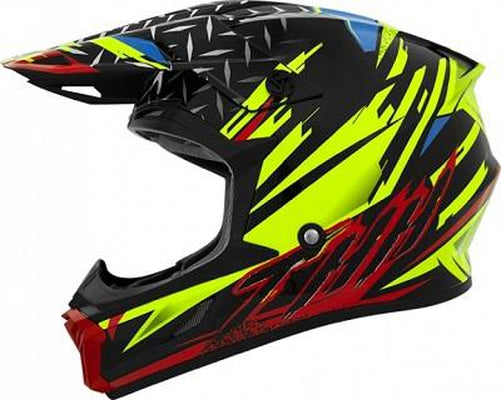 THH T710X Assault Helmet - Yellow/Red (Youth)