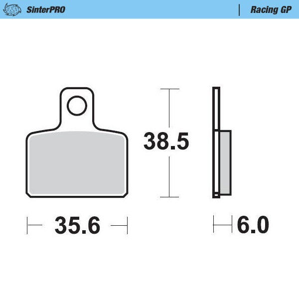 BRAKE PADS REAR MOTO MASTER RACING GP
