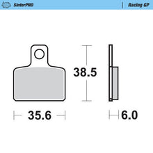 BRAKE PADS REAR MOTO MASTER RACING GP