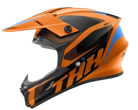 THH T710X 22 Airtech Helmet - Orange/Black (Youth)