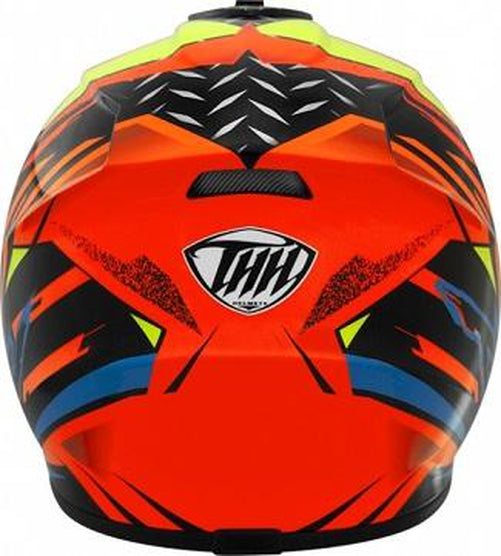 THH T710X Assault Helmet - Orange/Blue (Youth)