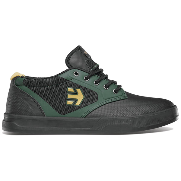 ETNIES SEMENUK PRO FLAT MTB SHOES BLACK GREEN GOLD Moto1