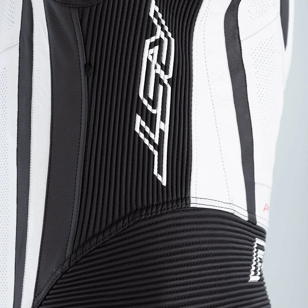 RST PRO SERIES EVO AIRBAG CE 1-PC SUIT [WHITE/BLACK]