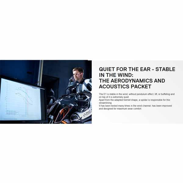 SCHUBERTH E1 Adventure Helmet - Cut Blue Medium