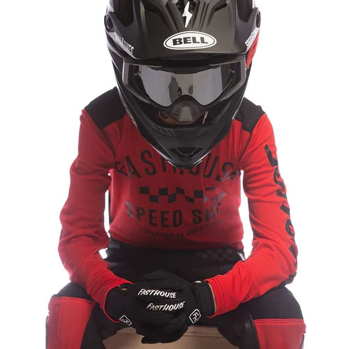 FastHouse Youth Carbon Jersey - Red/Black