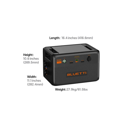BLUETTI B210P EXPANSION BATTERY & USB/12VDC UPS POWER STATION | 2150WH