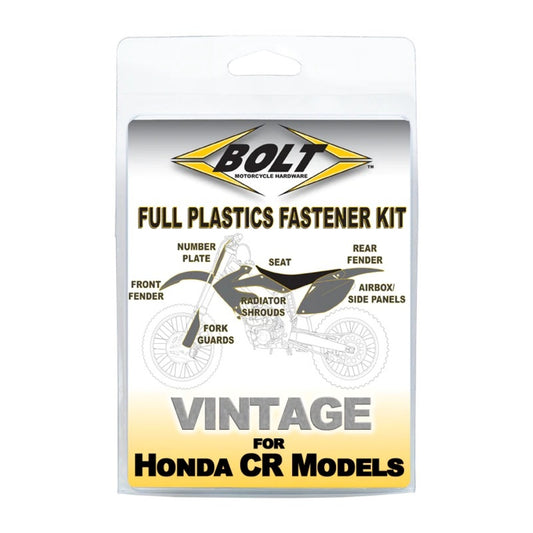 BOLT BODY WORK FASTENER KIT HON CR125 91-90 CR250 90-91
