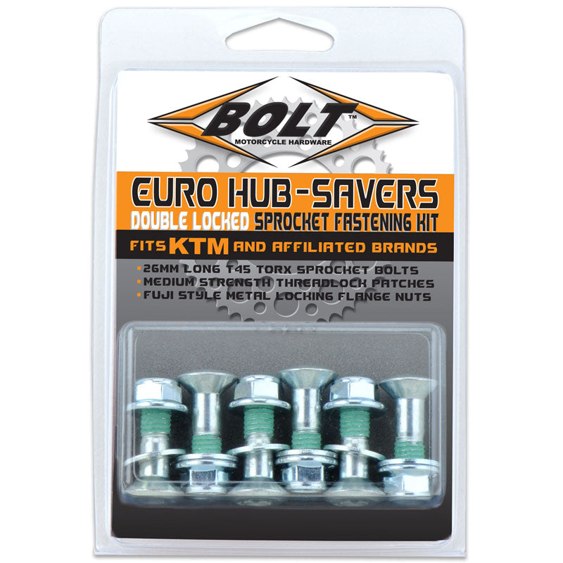 BOLT HUB-SAVERS SPROCKET BOLTS/NUTS -EURO 2008-HS.EU