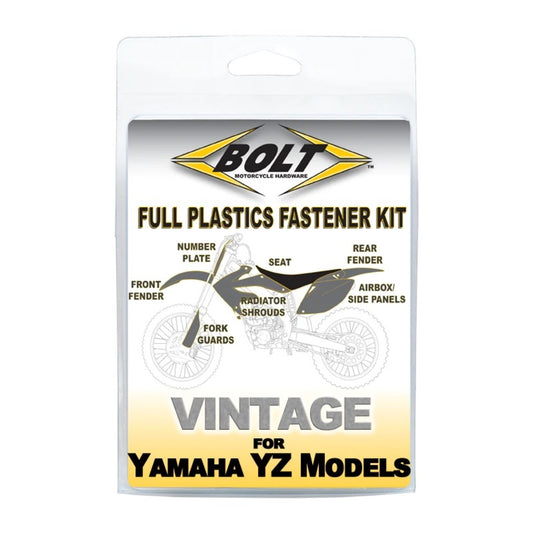 BOLT BODY WORK FASTENER KIT YAM YZ125/250 96-01