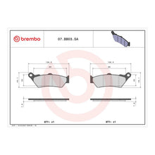 Brembo Prime Sinter Front Brake Pads 07BB03SA