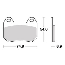 Brembo Prime Carbon Ceramic Rear Brake Pads 07BB2507