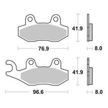 Brembo Prime Sinter Rear Brake Pads 07SU12SP