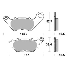 Brembo Prime Carbon Ceramic Rear Brake Pads 07YA53CC