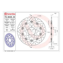 Brembo Prime Serie Oro Front Brake Disc 78B40840