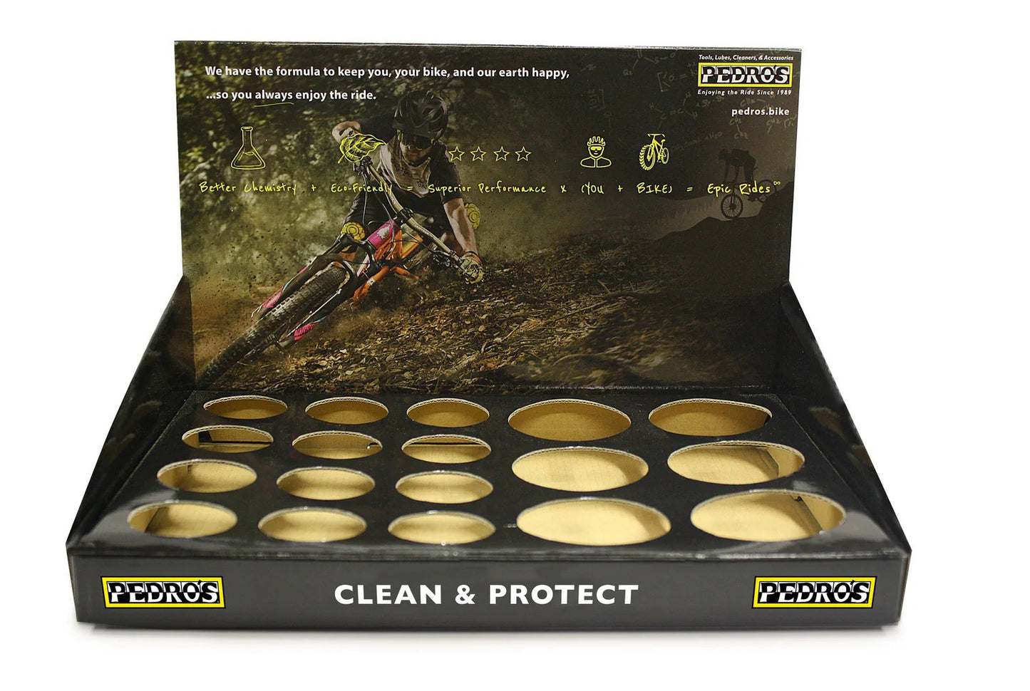 Pedro's Bike Care Countertop Display - Large (Cleaners and Lubes)