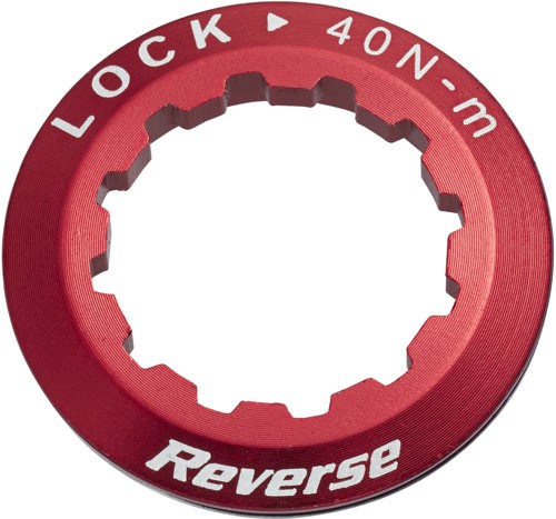 8-11 speed Cassette Lock Ring Reverse Red