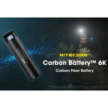 Nitecore Li Ion Rechargeable Usb C Battery 6000 Mah 3.6 V