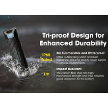 Nitecore Li Ion Rechargeable Usb C Battery 6000 Mah 3.6 V