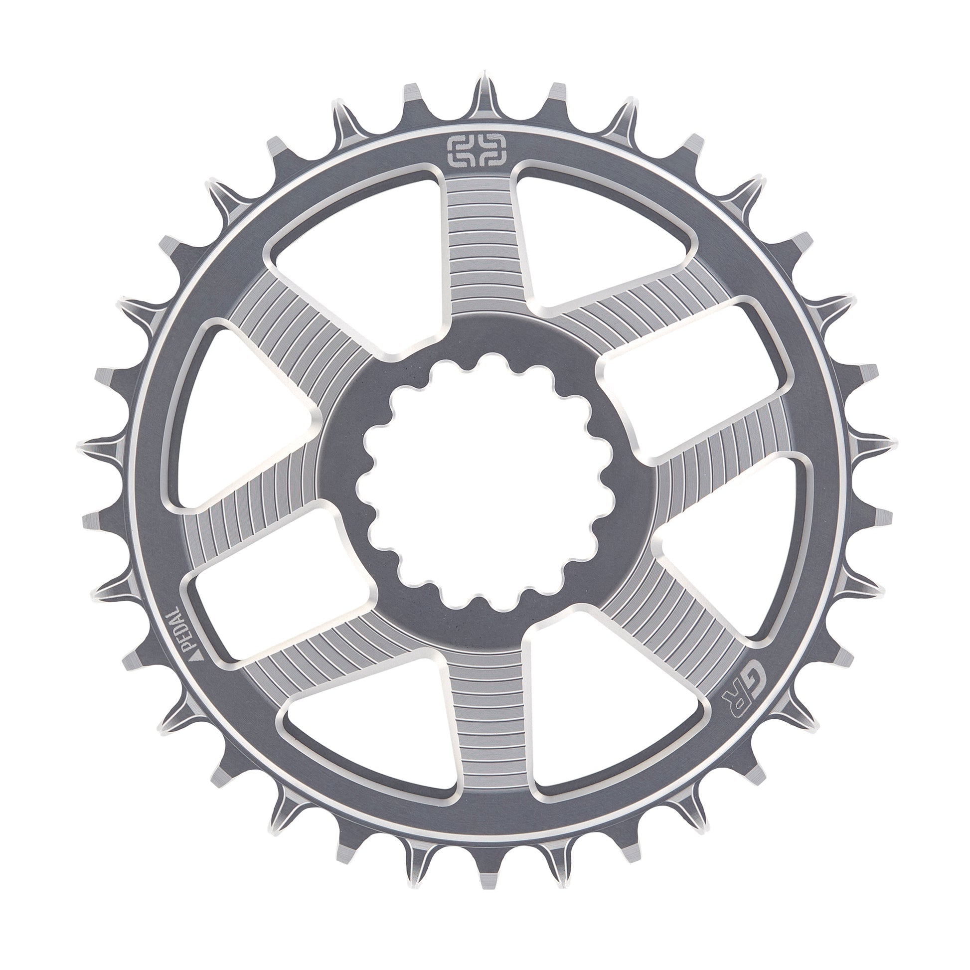 E*Thirteen Helix Race GR Chainring 36T Silver