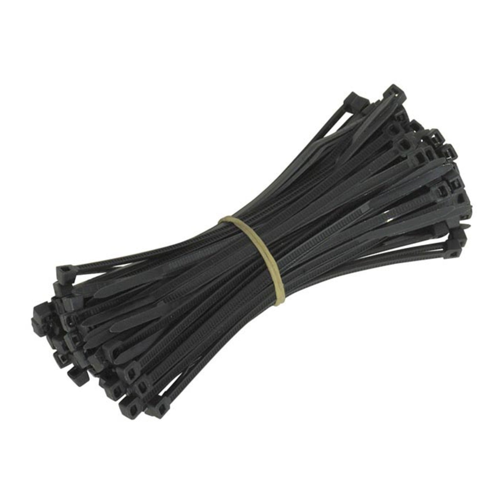 Whites Cable Ties 370 x 7.6mm 100pcs/Bag Black
