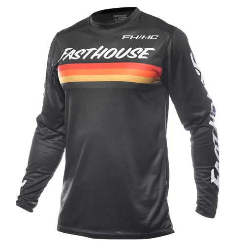 FastHouse Carbon Force LS Jersey - Black