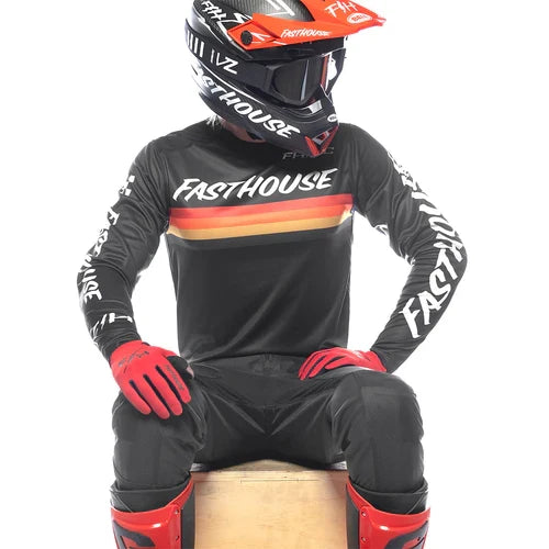 FastHouse Carbon Force LS Jersey - Black