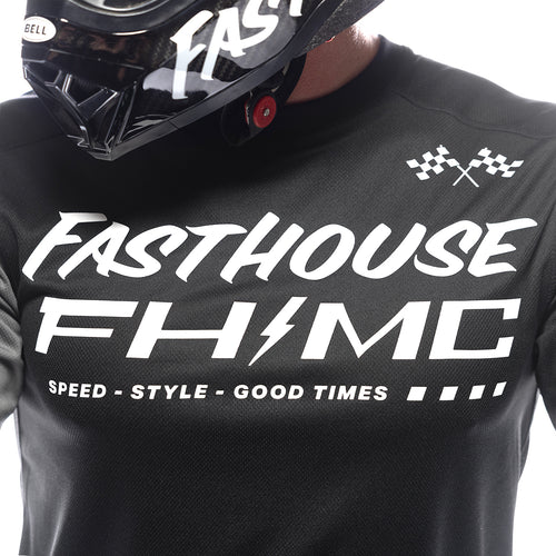 FastHouse Carbon Method LS Jersey - Black/Gray