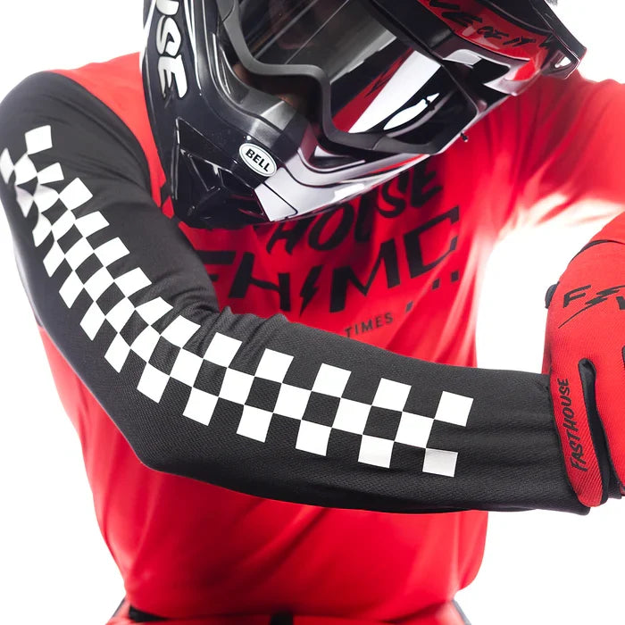 FastHouse Carbon Method LS Jersey - Red/Black