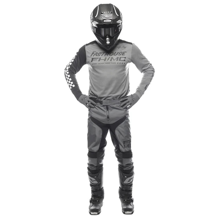 FastHouse Carbon Method LS Jersey - Gray/Black