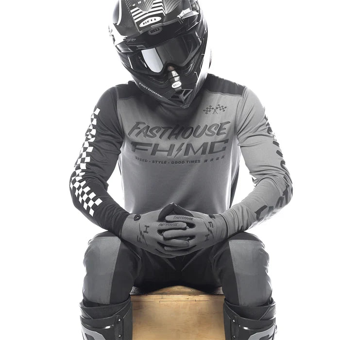 FastHouse Carbon Method LS Jersey - Gray/Black