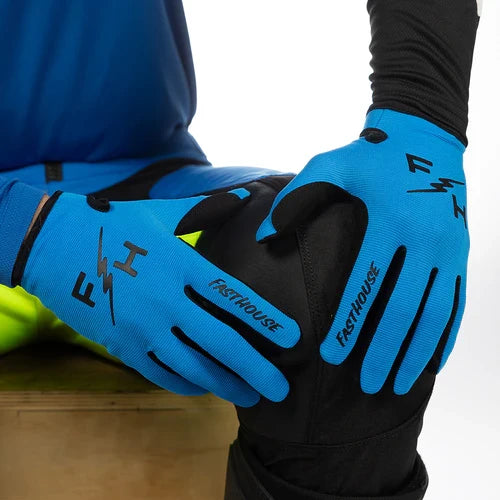 FastHouse Carbon Eternal Youth Glove - Electric Blue