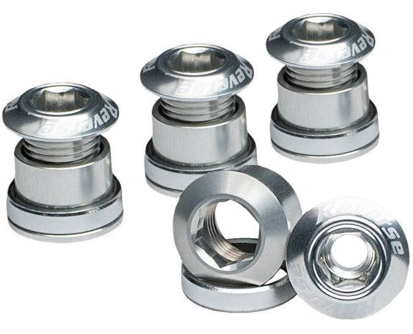 Chainring Bolt Set Bike Reverse Silver