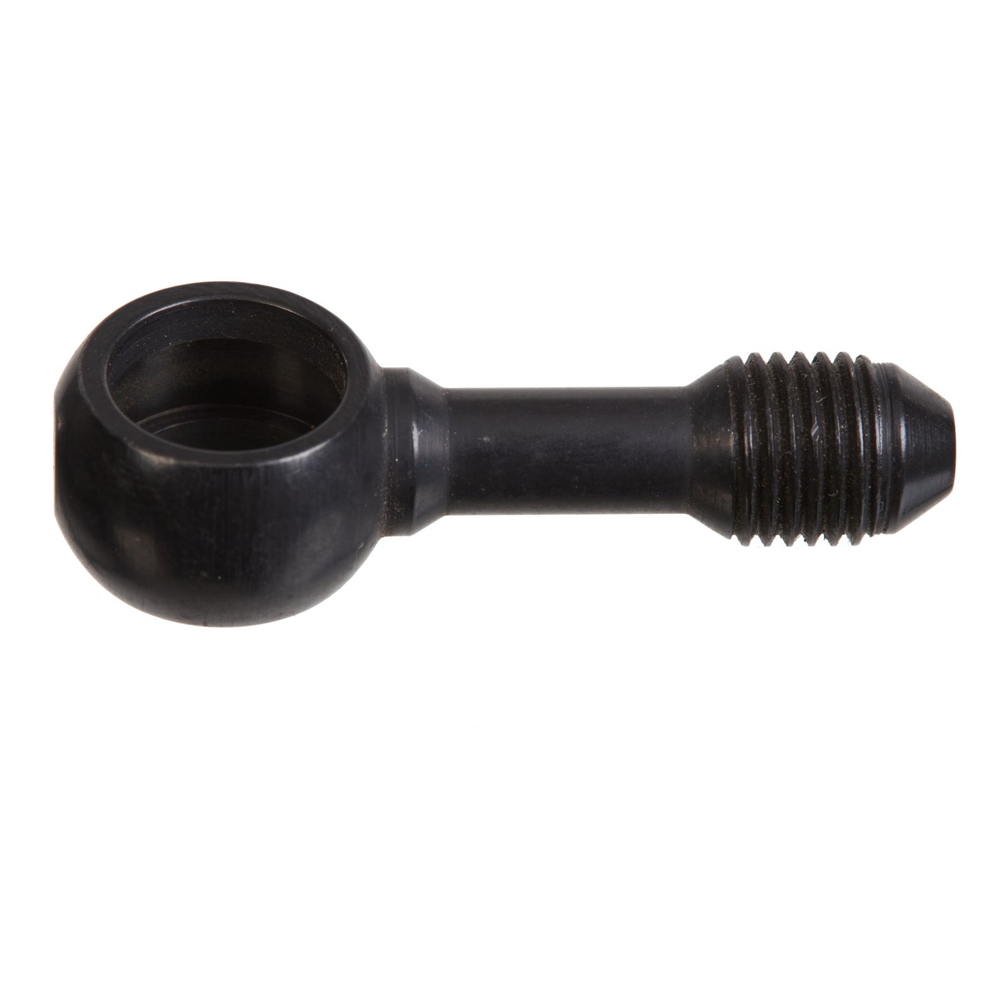 Whites Brake - 11mm (7/16") Banjo - Straight - Steel Black