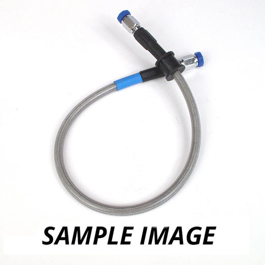 Whites Premade Brake Line - 850mm - (Chrome)