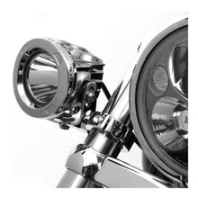 Denali Conv Fork Tube Light Mount/ 39-49mm Diametre Tubes - Chrome