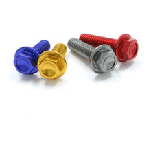 DRC Aluminum M6 Flange Bolts 20mm - Gold 4pcs