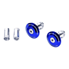 Zeta Bar End Plug 35mm 2pcs - Blue