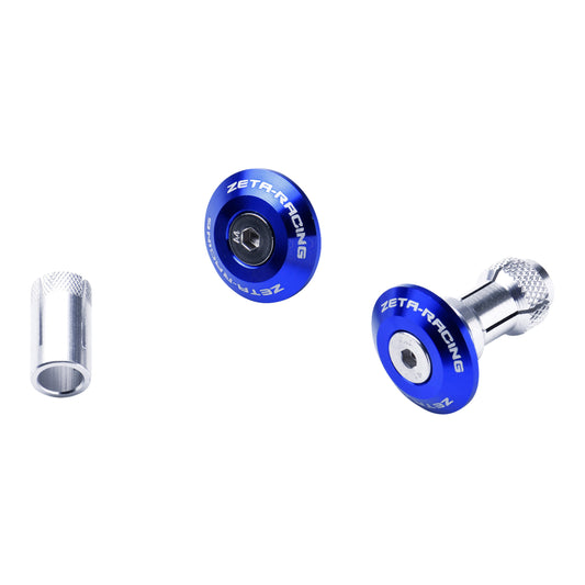 Zeta Bar End Plug Swivel 29mm 2pcs - Blue