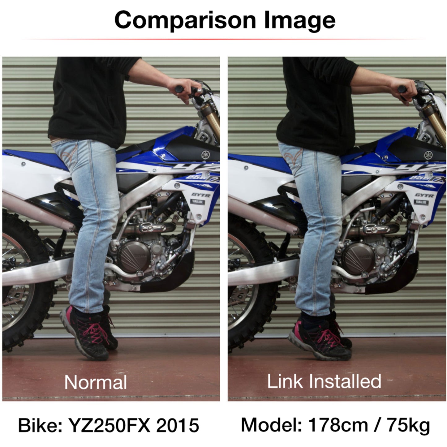 Zeta RSL-LowDown -30mm CRF250L '21- Red