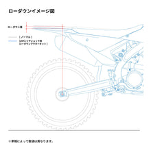 Zeta Rear Suspension Lowering Kit KYB/WP 46F 40mm - Hard Blue