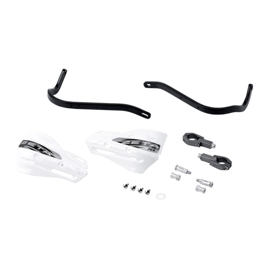 Zeta Armor Handguard XC Kit for 28.6mm Bar - Black / White