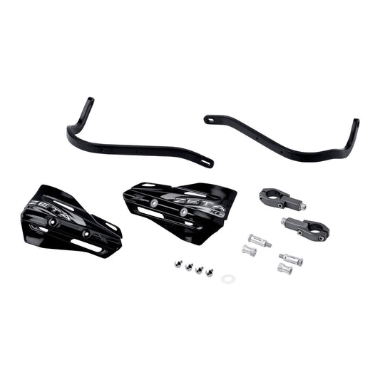 Zeta Armor Handguard XC Kit for 28.6mm Bar - Black / Black