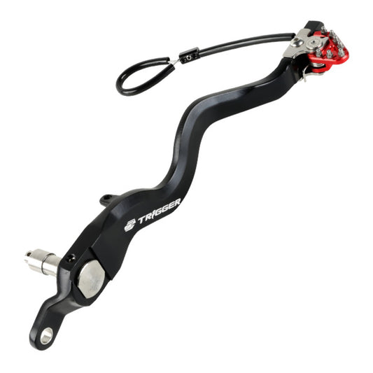 Zeta Tri Brake Pedal KLX250 - Red