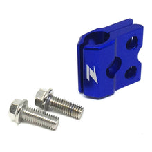 Zeta F-Brake Line Clamp Yamaha YZ/YZF/WRF - Blue