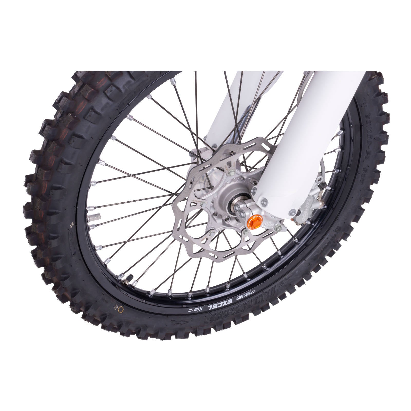 Zeta Axle Stop Bolt M20X19-P1.5 H21 - Orange