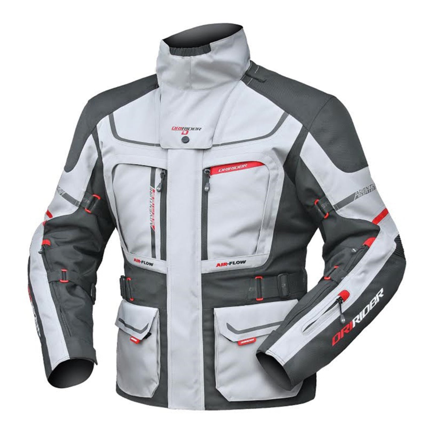 Dririder Vortex Adventure 2 Jacket - Grey / Black - Small
